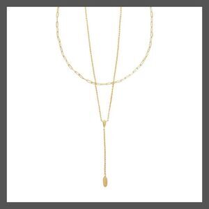 Open Box - Kendra Scott -  Jaimee 14K Gold Over Brass Gold